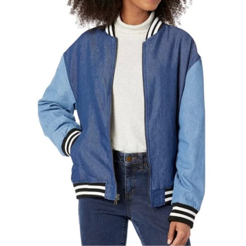 Women’s‎ Levi's Two-Tone Blue Bomber Jacket